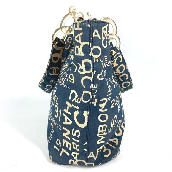 CHANEL By The Sea Line logo Shoulder Bag with Mobile Pouch Tote Bag - Picture 3 of 14